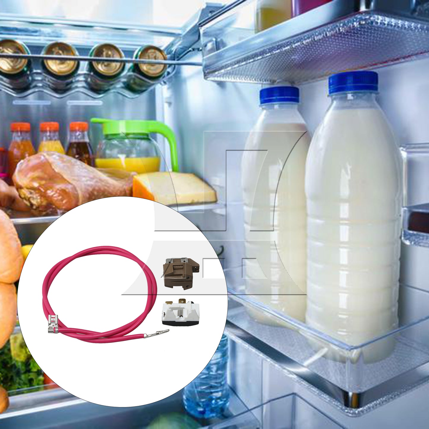 BQLZR Refrigerator Part 4387535 Overload Replacement for 319RFBYY-53