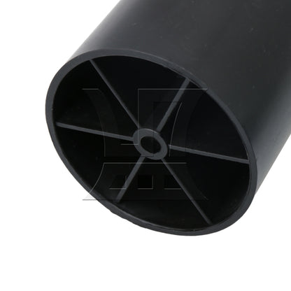 BQLZR Black 60mm Dia 13mm Hole Dia Round Furniture Feet for Sofa Bed Table Leg