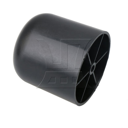 BQLZR Black 60mm Dia 13mm Hole Dia Round Furniture Feet for Sofa Bed Table Leg