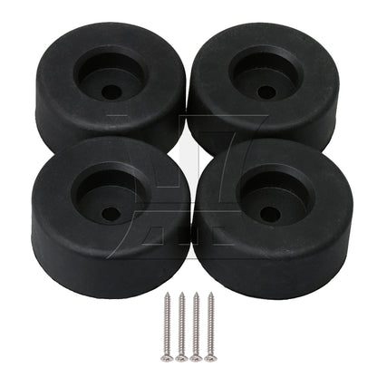 BQLZR Plastic Round Furniture Feet for Couch TV Cabinet Coffee Table Legs
