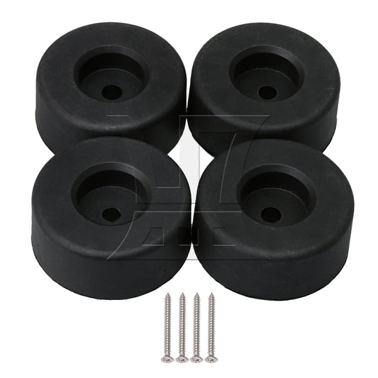 BQLZR Plastic Round Furniture Feet for Couch TV Cabinet Coffee Table Legs