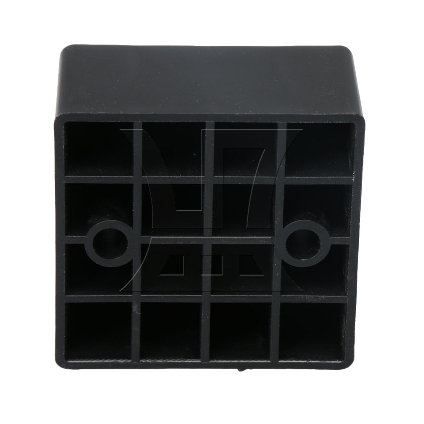 BQLZR  Plastic Black Furniture Feet for Home Desk Couch Cabinet TV Table Legs