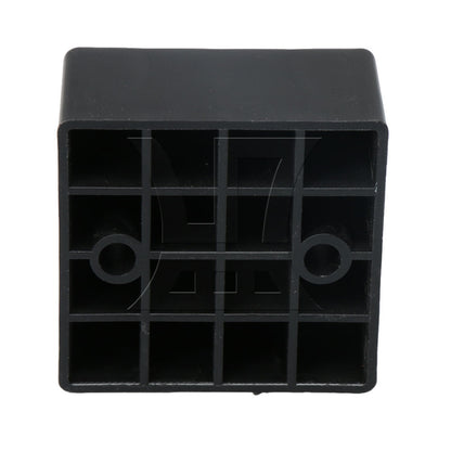 BQLZR  Plastic Black Furniture Feet for Home Desk Couch Cabinet TV Table Legs