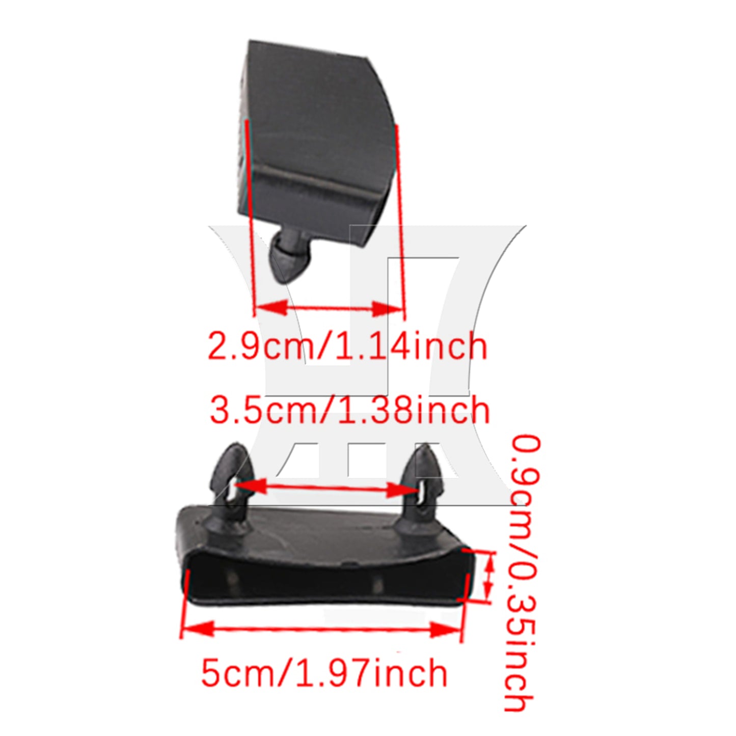 BQLZR Bed Slat Plastic End Caps Replacement for Bed Wooden Slats Holding