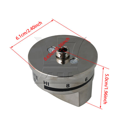 BQLZR Stoves Belling Cooker Oven Hob Control Knob Replacement Rotary Switch