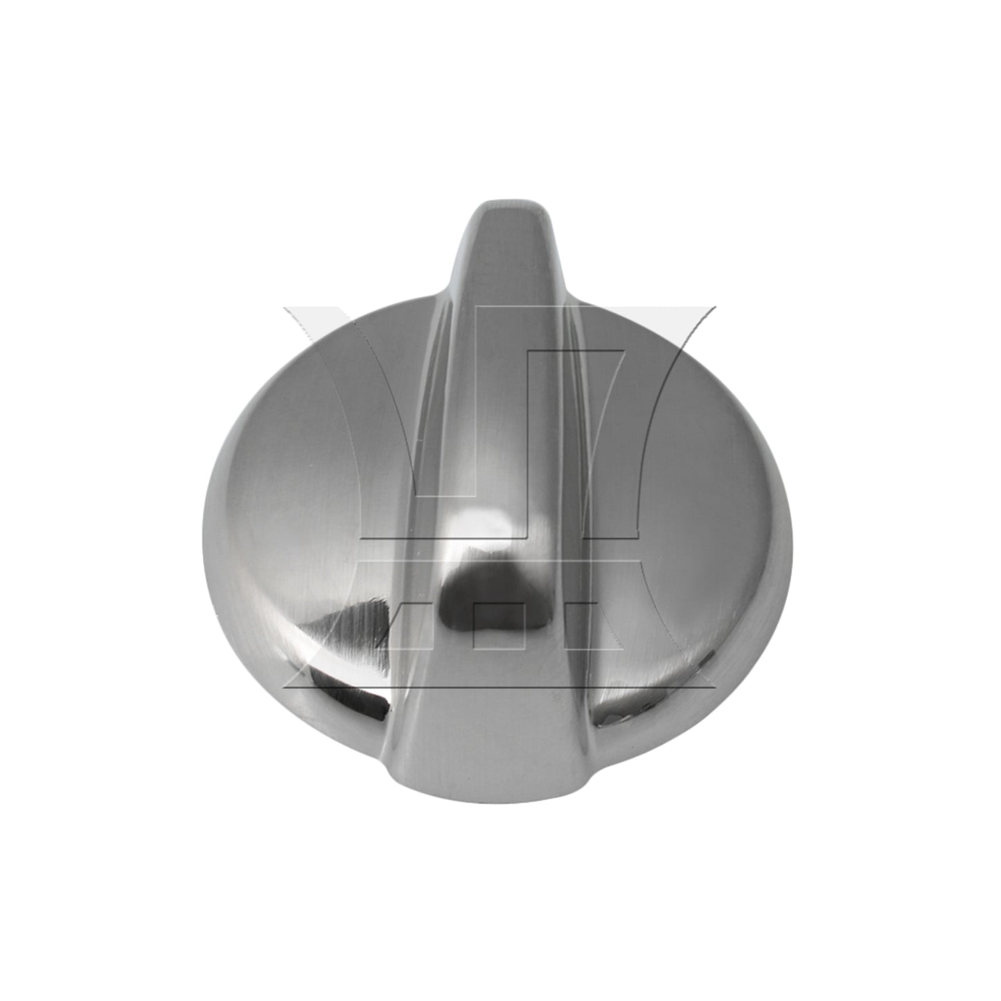 BQLZR Silver Plastic Burner Knob Replacement for EA2321076