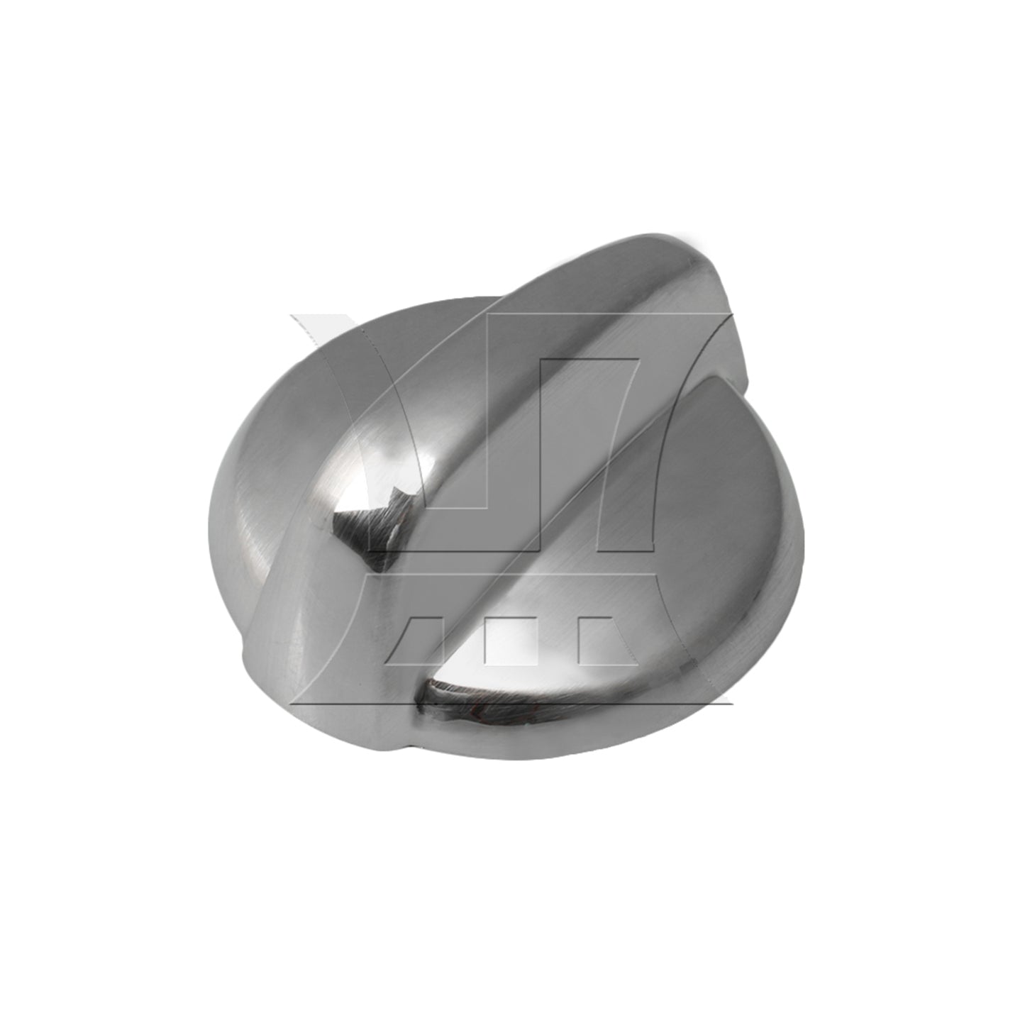 BQLZR Silver Plastic Burner Knob Replacement for EA2321076