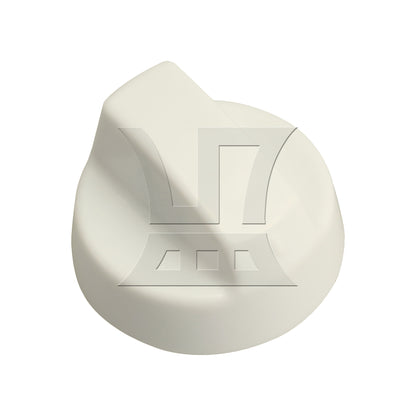 BQLZR White Plastic Round Control Knobs for Oven w/ 12 Adapters