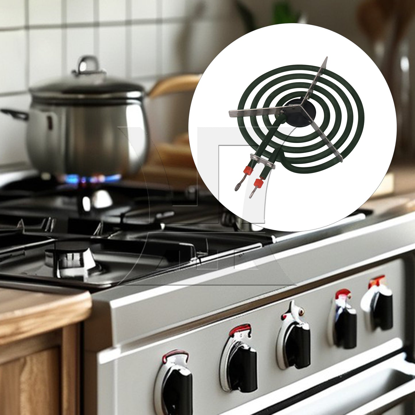 BQLZR MP15YA Black Electric Burner Element Unit Kit Replacement Part 530443101