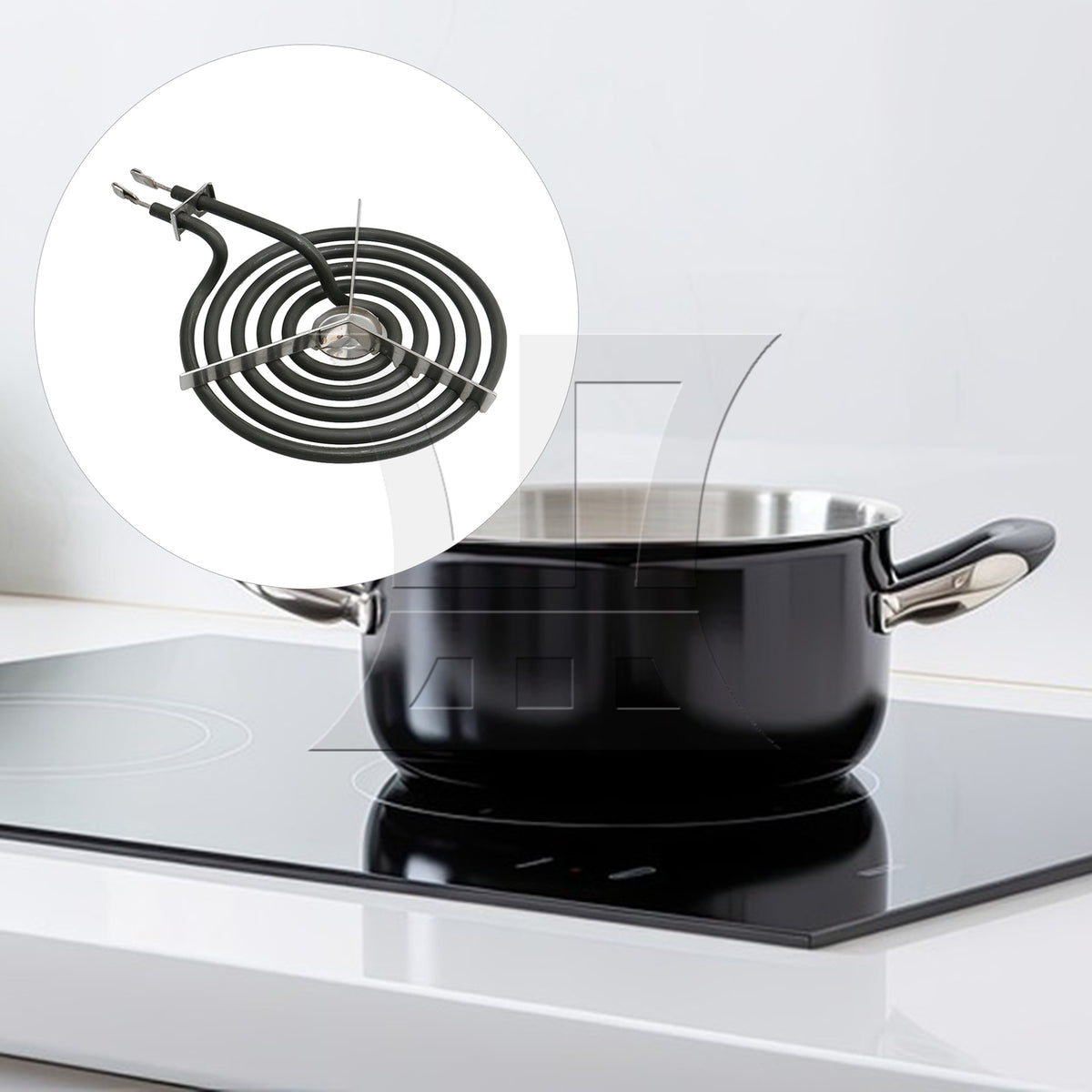 BQLZR WB30M1 Burner  Surface Element 240V Replacement for AP2634727