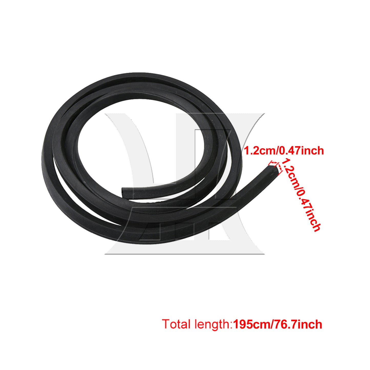 BQLZR 902894 Dishwasher Rubber Door Seal Gasket Replace AP4111635 1296 9-2894