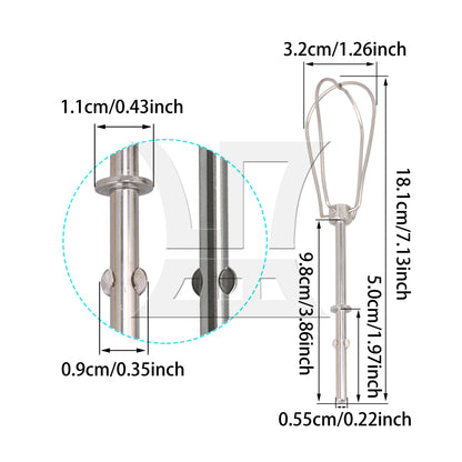 BQLZR Hand Mixer Accessories Replacement for Pack of 2
