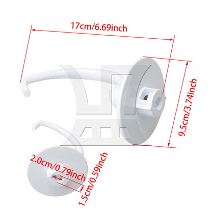 BQLZR Mixer Dough Hook Stainless Steel Replacement for K4SS K5