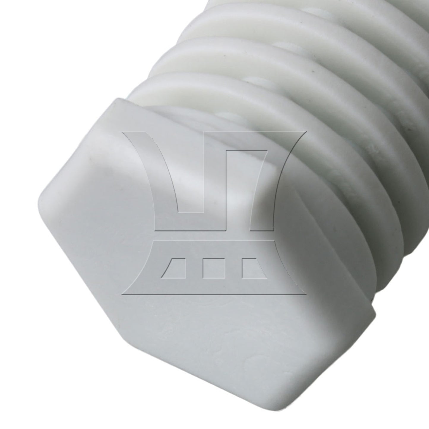 BQLZR 4pcs 49621 Plastic Dryer Leveling Leg 44.6mm Dryer Replace Accessories White