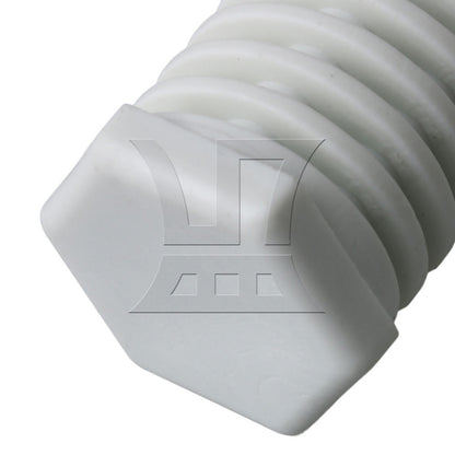 BQLZR 4pcs 49621 Plastic Dryer Leveling Leg 44.6mm Dryer Replace Accessories White