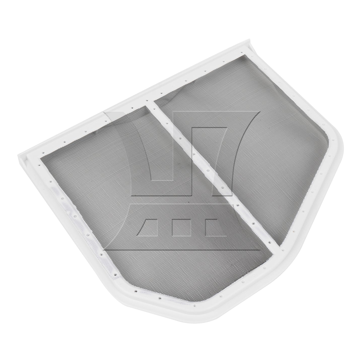 BQLZR White+Silver Metal Dryer Lint Screen Replacement for W10120998