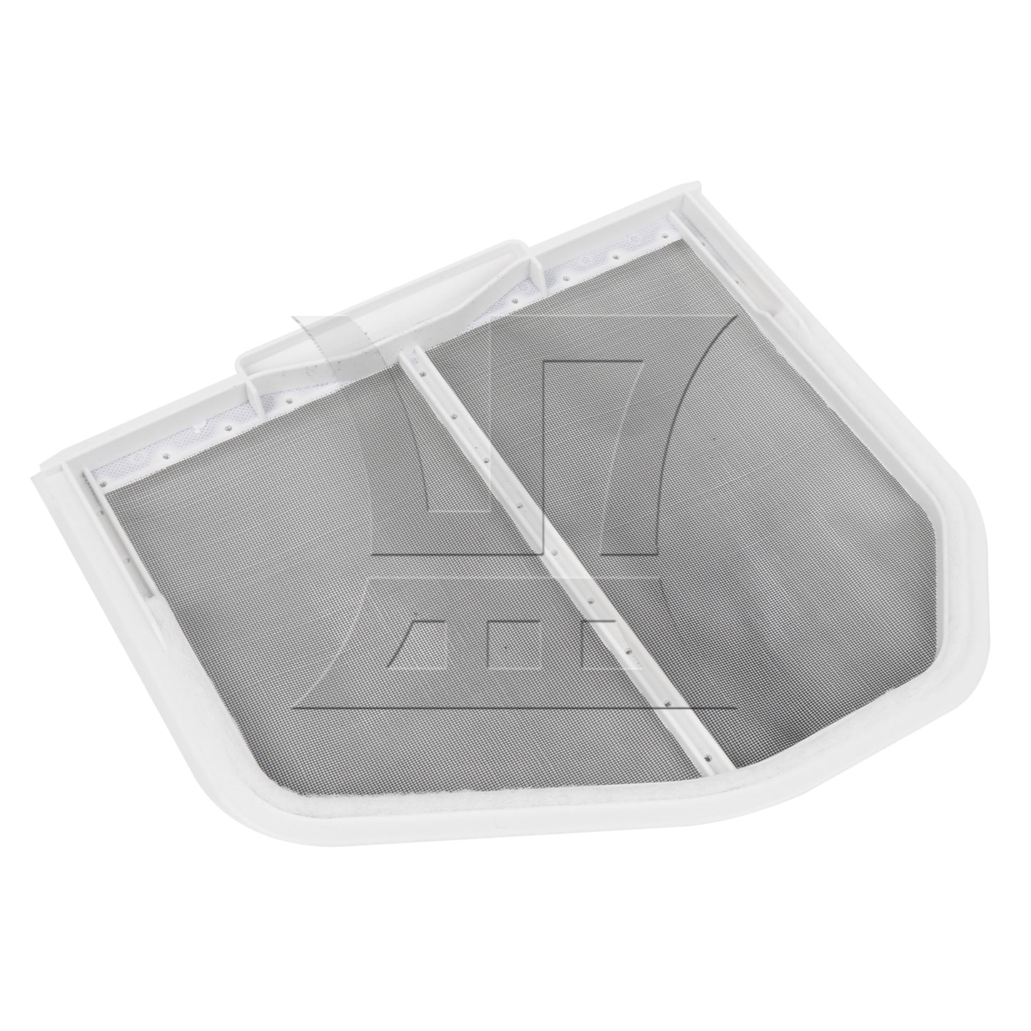 BQLZR White+Silver Metal Dryer Lint Screen Replacement for W10120998