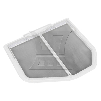 BQLZR White+Silver Metal Dryer Lint Screen Replacement for W10120998