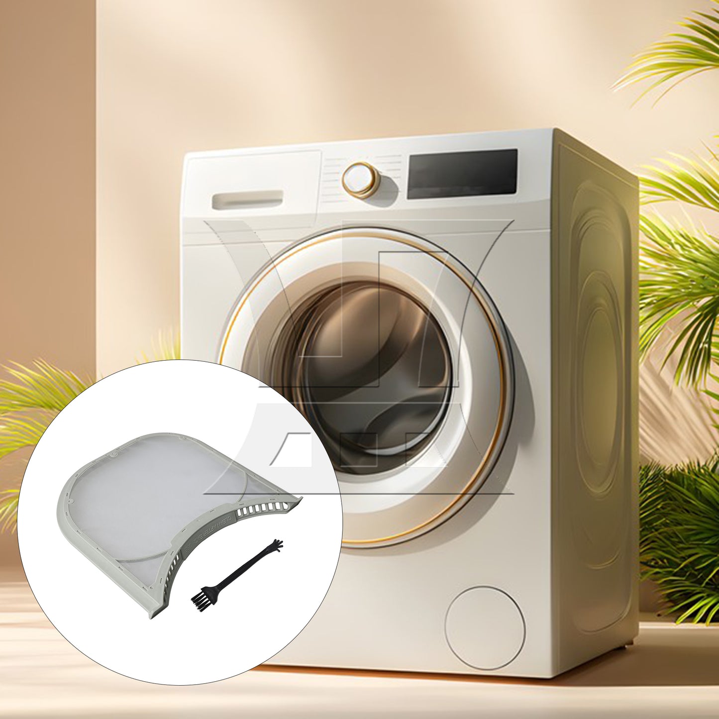 BQLZR 307x280mm 5231EL1003B Plastic Material Clothes Dryer Replacement Parts