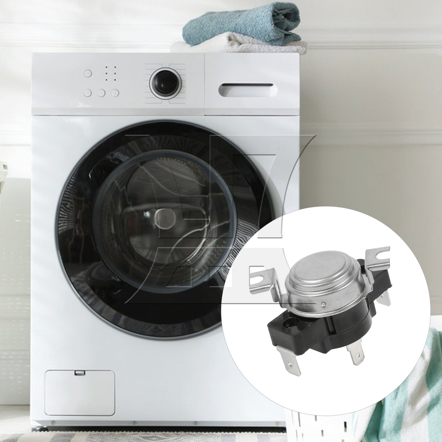 BQLZR Tumble Dryer Thermostat Kit WE4M181 Replacement for DBLR333EE0CC DBLR333EE0