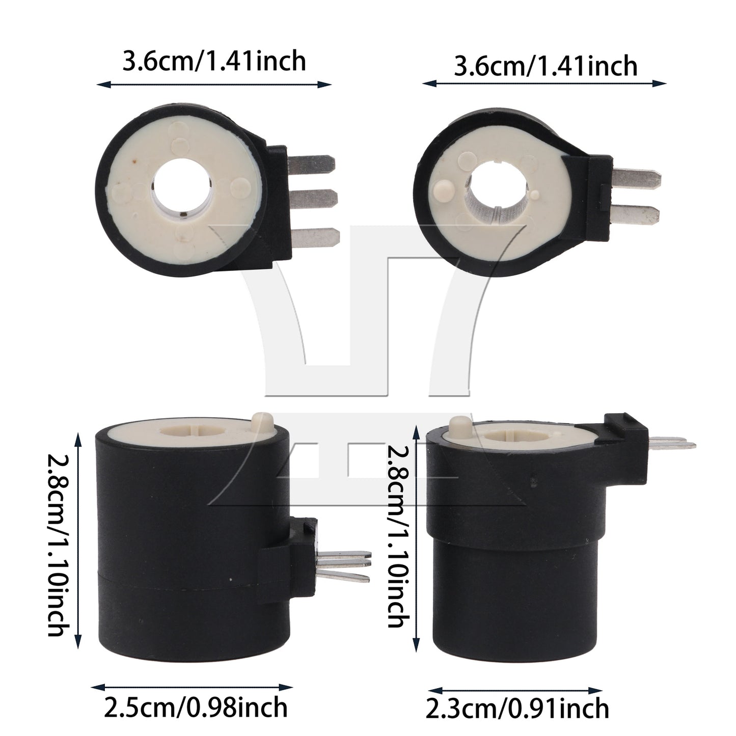 BQLZR 2.7x3.6cm 14201336 Dryer Gas Valve Ignition Solenoid Coil Kit