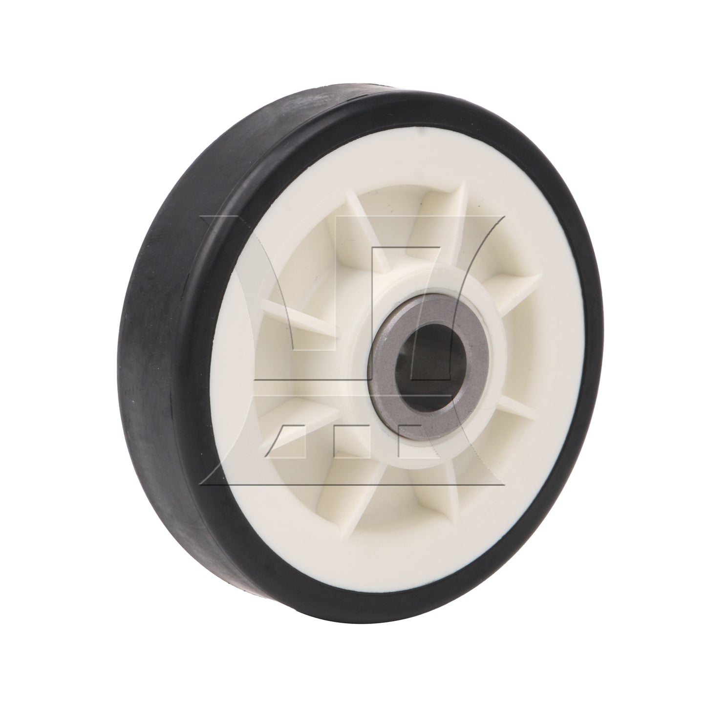 BQLZR 7.7x3.1cm 303373K Black Drum Support Roller Kit with a Reliable Metal Shaft