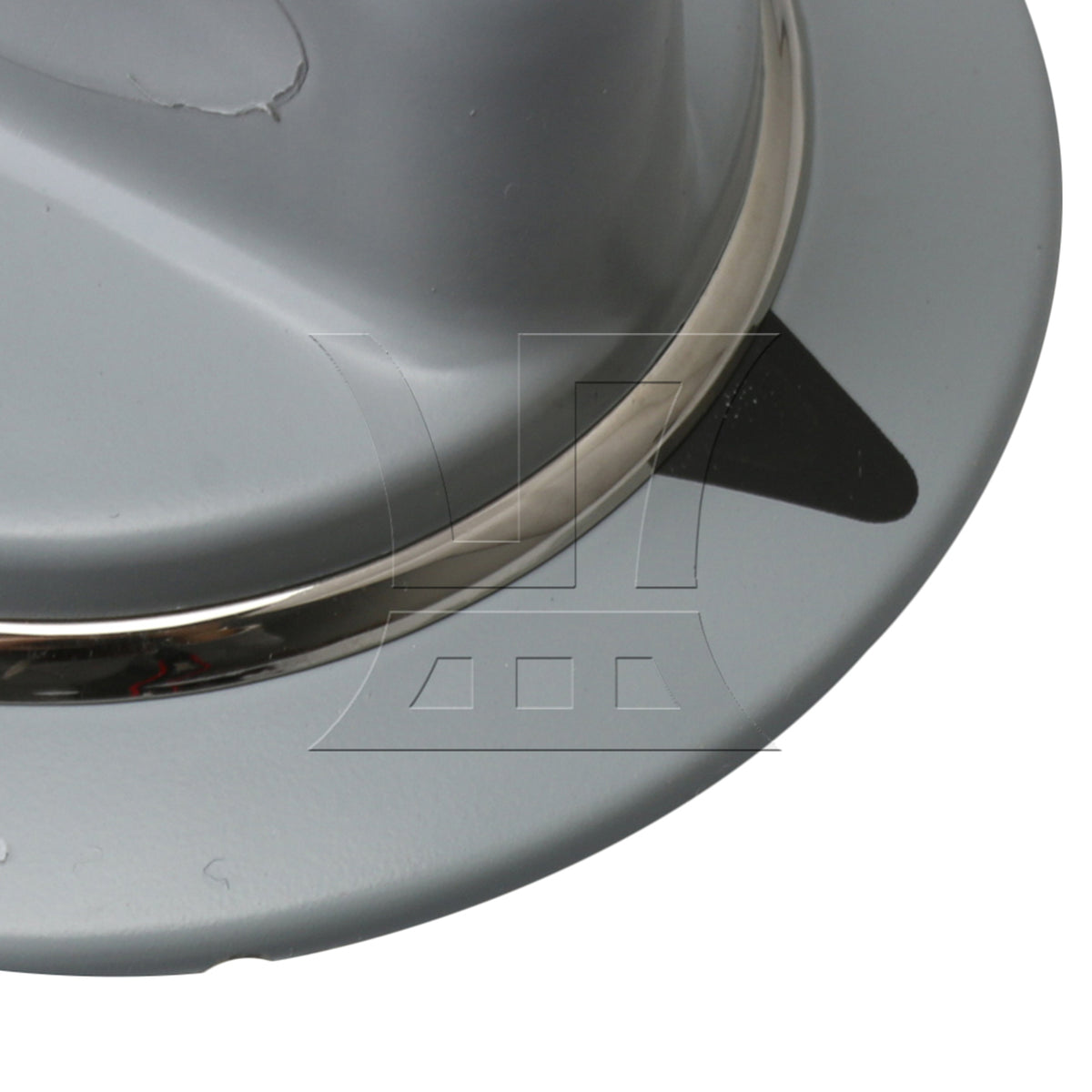BQLZR 71x38mm Gray Dryer Timer Knob with Metal Ring WE1M964 Replace AP4980845