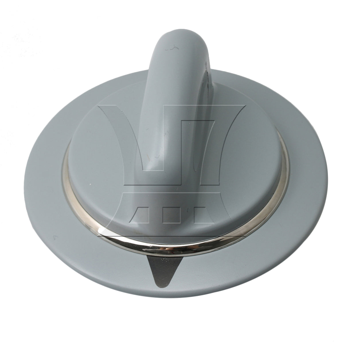 BQLZR 71x38mm Gray Dryer Timer Knob with Metal Ring WE1M964 Replace AP4980845