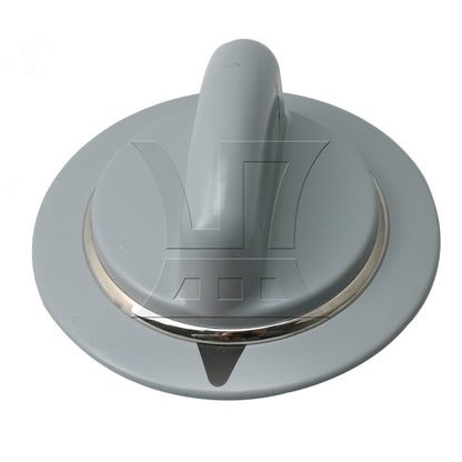 BQLZR 71x38mm Gray Dryer Timer Knob with Metal Ring WE1M964 Replace AP4980845