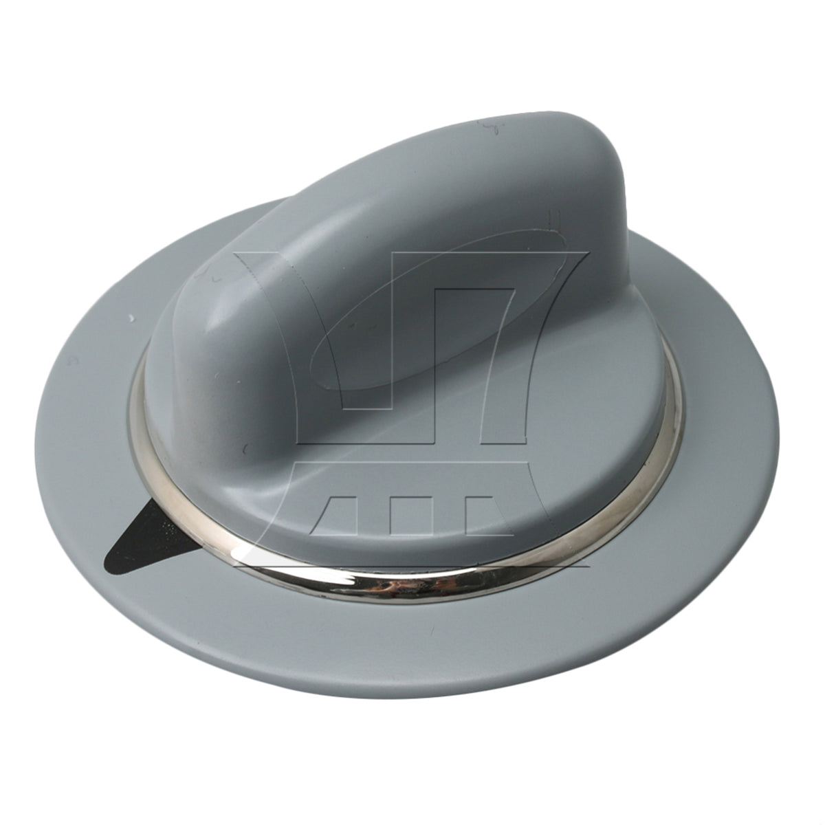 BQLZR 71x38mm Gray Dryer Timer Knob with Metal Ring WE1M964 Replace AP4980845