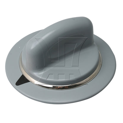 BQLZR 71x38mm Gray Dryer Timer Knob with Metal Ring WE1M964 Replace AP4980845