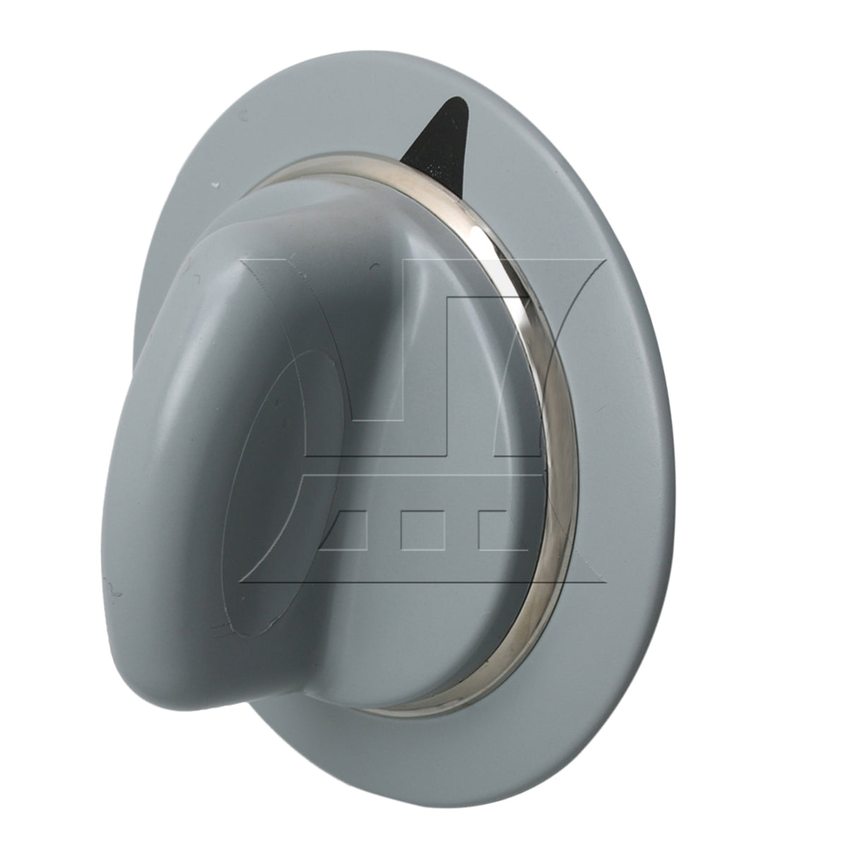 BQLZR 71x38mm Gray Dryer Timer Knob with Metal Ring WE1M964 Replace AP4980845