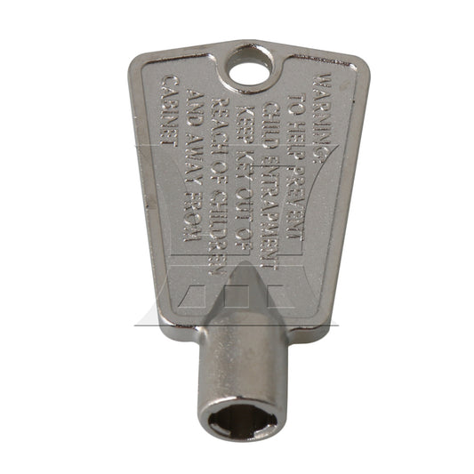 BQLZR Silver Refrigerator Freezer Door Key for 216702900 06599905 12849
