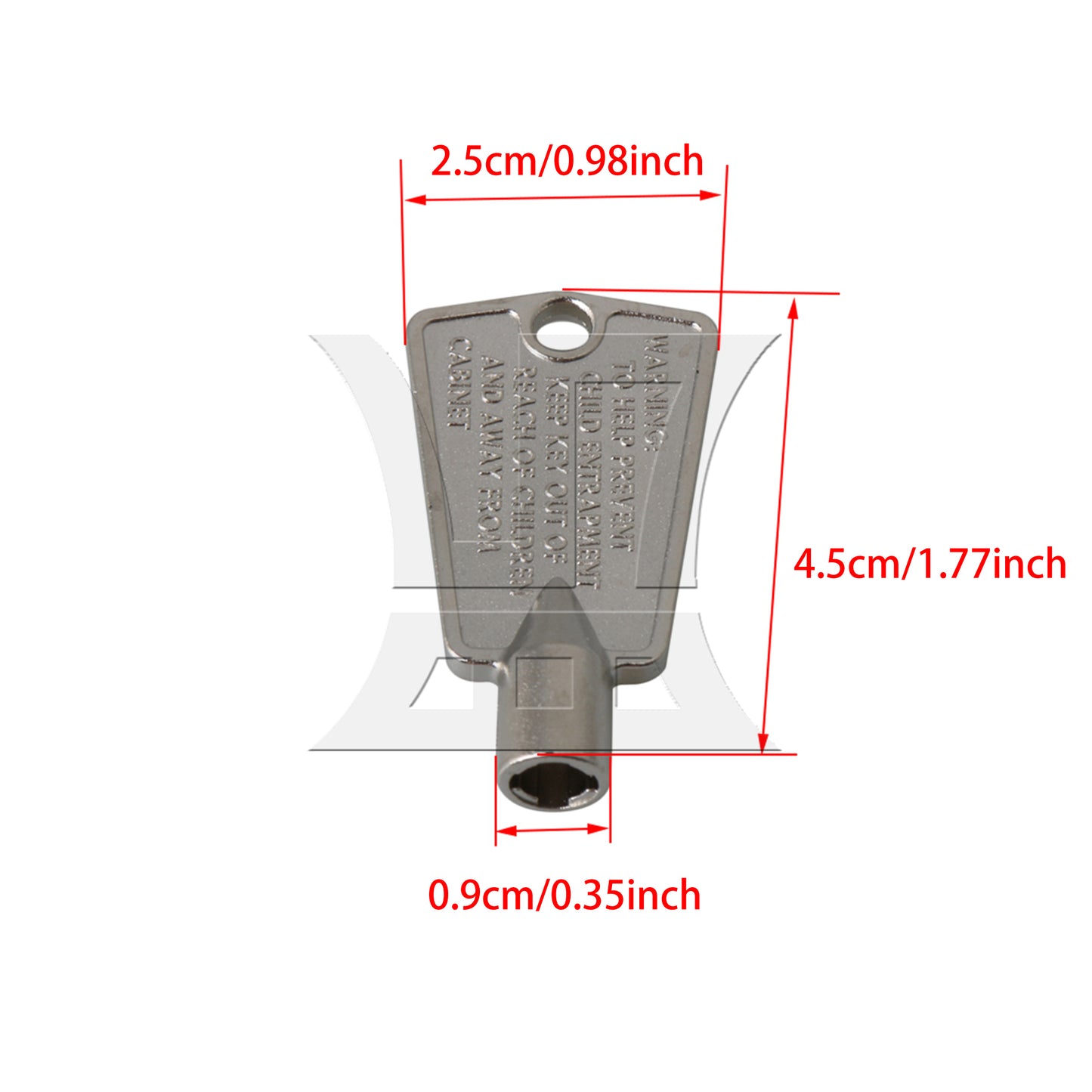BQLZR Silver Refrigerator Freezer Door Key for 216702900 06599905 12849