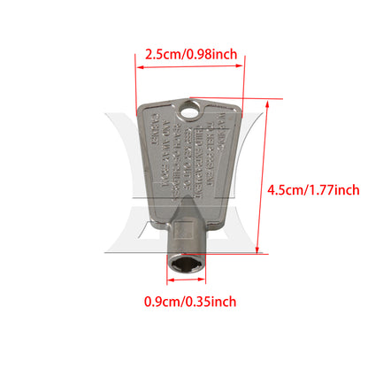 BQLZR Silver Refrigerator Freezer Door Key for 216702900 06599905 12849