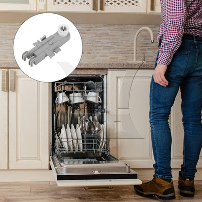 BQLZR 11.7cm Length Upper Dishwasher Rack Wheel 8268743 Fit for 8268743 GU2200XTSB1