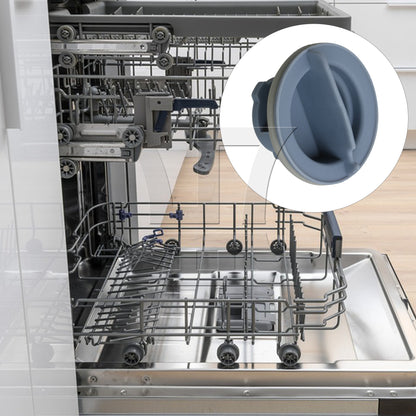 BQLZR 3.6x3.6x2.4cm Plastic Gray Dishwasher Dispenser Cap Rinse Aid Caps