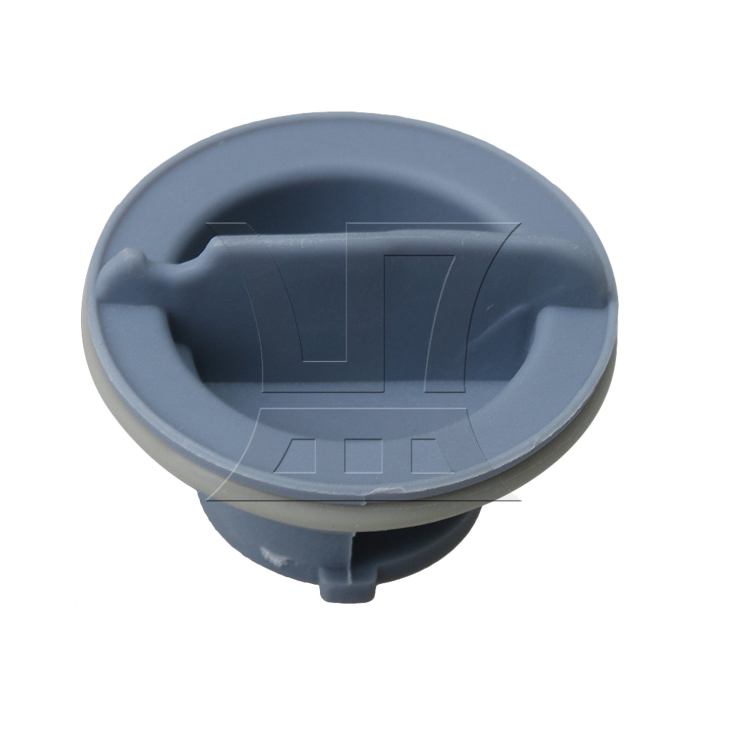 BQLZR 3.6x3.6x2.4cm Plastic Gray Dishwasher Dispenser Cap Rinse Aid Caps