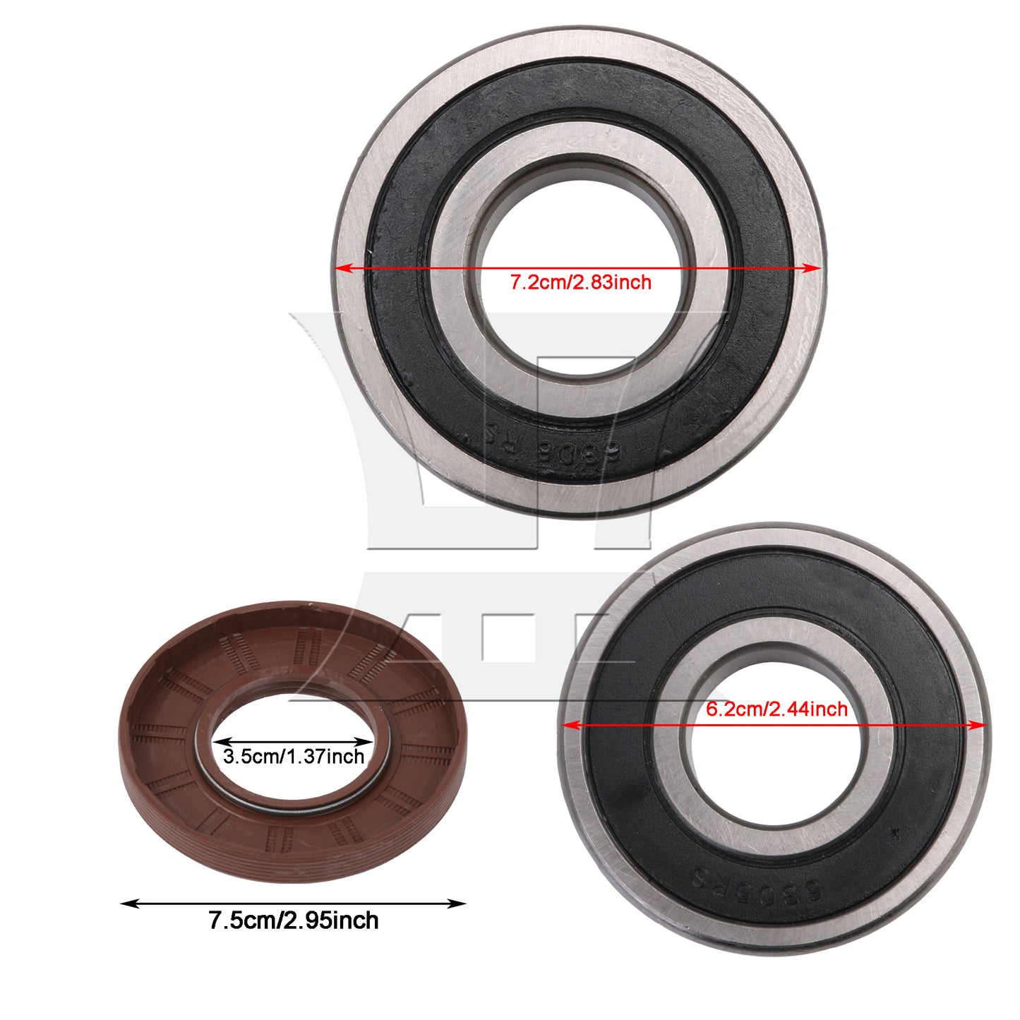 BQLZR 4036ER2004A Washing Machine Tub Spin Gasket and Bearing Kit Pack of 3