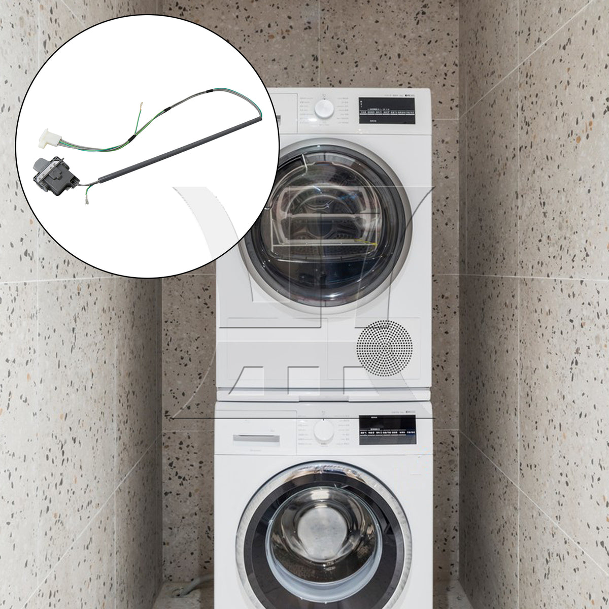 BQLZR 3355458 Washer Lid Switch Replacement for AP2946951 520852 AH341513 EA341513