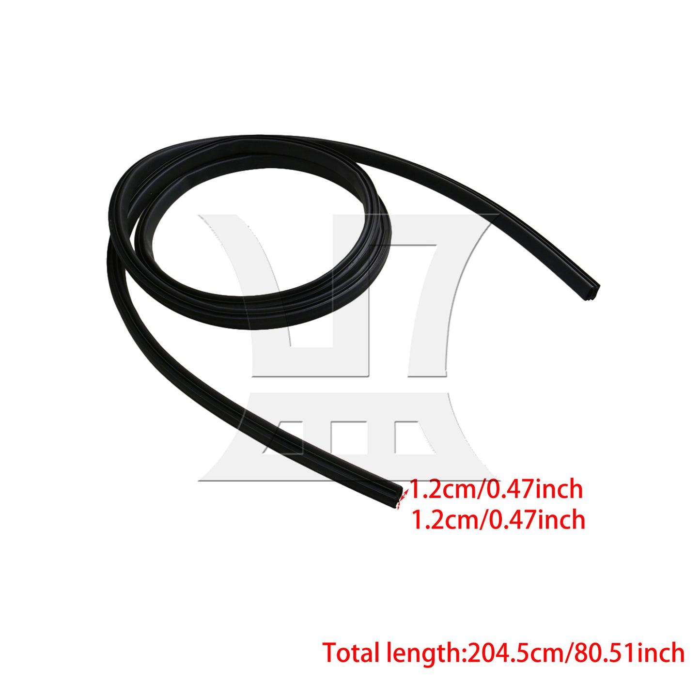 BQLZR Rubber 2M 99002588 Dishwasher Door Seal Parts Replacement for WP99002588