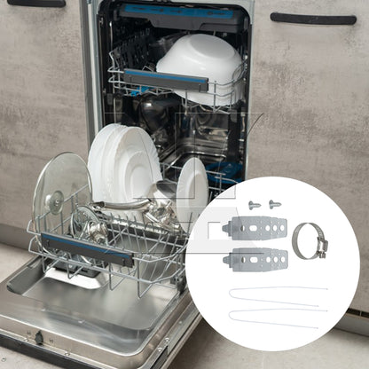 BQLZR Dishwasher Mounting Brackets for Replacement for White Dishwasher Accessory