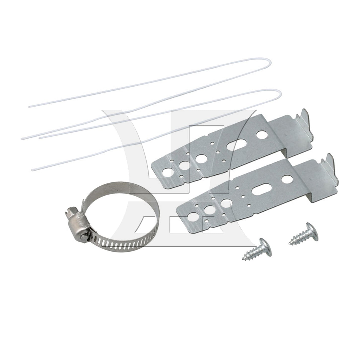 BQLZR Dishwasher Mounting Brackets for Replacement for White Dishwasher Accessory
