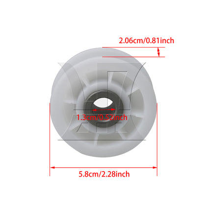 BQLZR OD 58mm 4560EL3001A Dryer Idler Pulley Replacement for 1267529 PS3523032