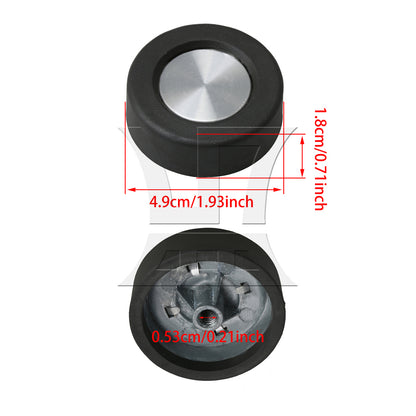 BQLZR 3362624 3350971 Plastic Metal Washer Timer Knob Replacement Parts