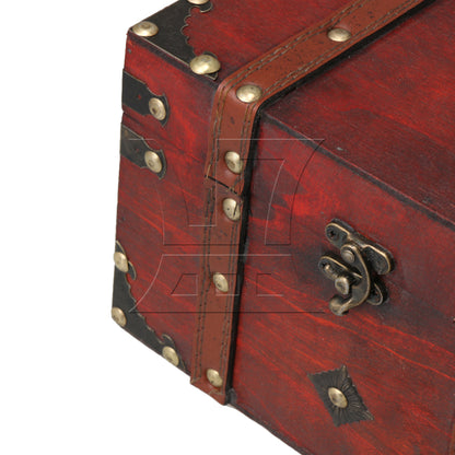 BQLZR Treasure Box 20.5x13.5x12.5cm Chest for Gift Box Card Box and Home Decoration