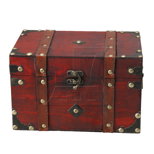 BQLZR Treasure Box 20.5x13.5x12.5cm Chest for Gift Box Card Box and Home Decoration