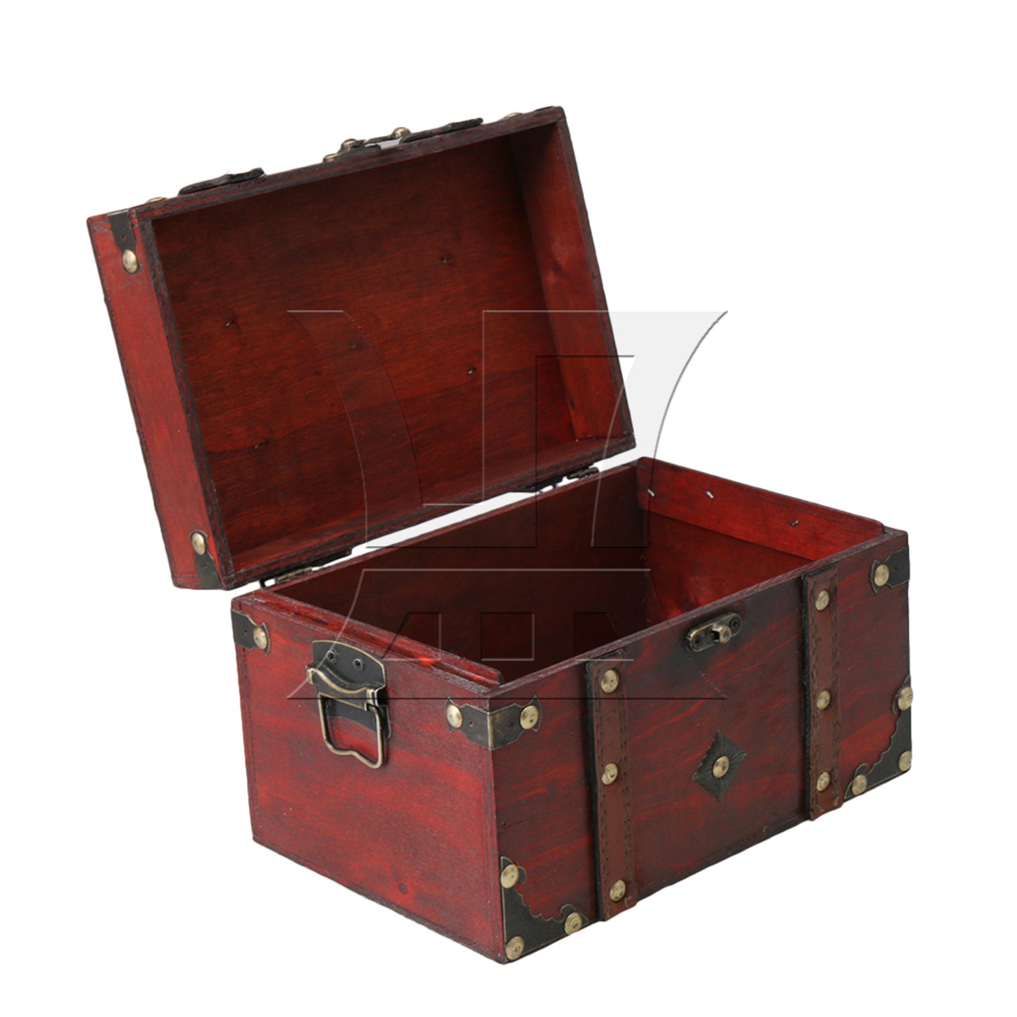 BQLZR Treasure Box 20.5x13.5x12.5cm Chest for Gift Box Card Box and Home Decoration