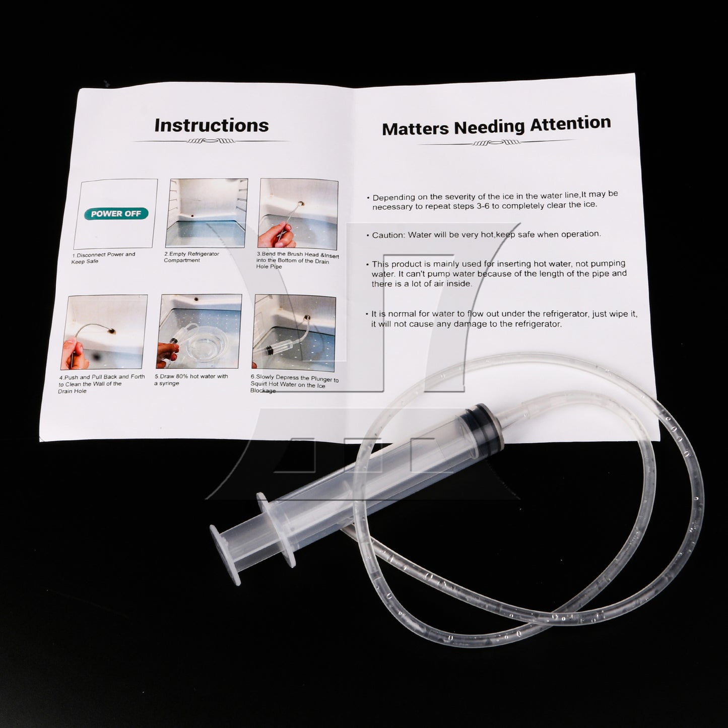BQLZR Plastic Refrigerator Line Tool Total Length 625mm