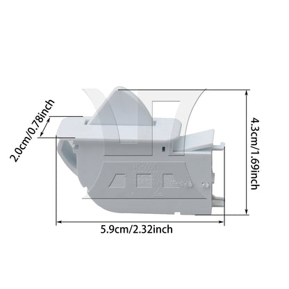 BQLZR Refrigerator Part Plastic 6600JB1010A Refrigerator Door Push Button Switch